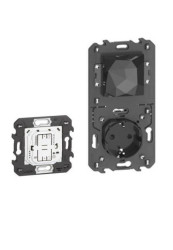 LiVing Now with Netatmo brama z gniazdem schuko czarna KG4501C