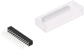 Socket header, 28 pole, pitch 2 mm, straight, BLY9SMD28SM