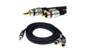Vitalco Jkd10 Kabel Audio Aux Mini Jack 3,5Mm Stereo (Wtyk) / 2X Rca Cinch...