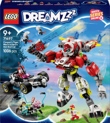 71497 LEGO® DREAMZZZ Mech Tygrysa Coopera i samochód Hot Rod Zero