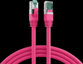 MK6001.1MA RJ45 Patch Cord Cat.6a S/FTP LSZH magenta 1m