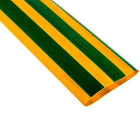 Rura termokurczliwa cienkościenna, odcinki 1m, CR 38,1/19,1 żółto-zielona, 427593