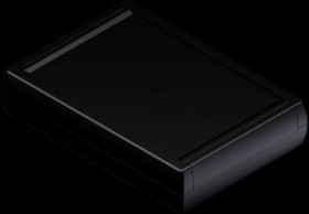 ABS enclosure, (L x W x H) 188.5 x 133.5 x 39.5 mm, black (RAL 9004), IP54, TK11.9