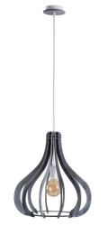 Lampa wisząca nowoczesna 1xE27 LAVENA GREY