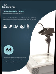 MRINK160 OHP transparencies, DIN A4, 0,10 mm, 100 sheets