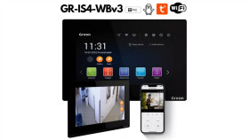 Gr - Is4-Wbv3 Greon Wideodomofon Wifi 7 Ip Linux, Tuya, 8 Cctv-Ip, Zdjęcia, 4...