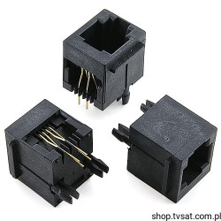 61837-0641 RJ-11 Phone Socket THT BERG