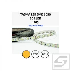 Taśma LED żółta 300LED/5m 5050 12VDC/IP65/72W LEDstrip5050Y/60