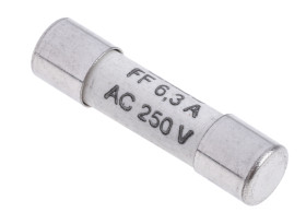 Bezpiecznik 6.3A 5 x 20mmFF 250V ac RS PRO