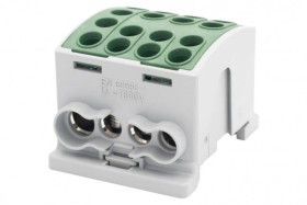 Zacisk HLK 125A-4 (1x35,3x25 / 1x35,3x25) Al/Cu - zielony