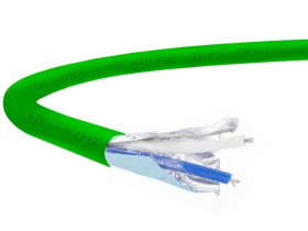 Kabel transmisyjny BC-500 do magistrali szeregowej RS485 bezhalogenowy 1x2x0,20mm2 zielony CAE DATA /50m/