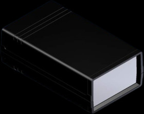 ABS enclosure, (L x W x H) 145 x 85 x 49 mm, black (RAL 9004), IP54, 10002.9