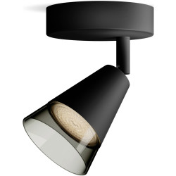 Philips 8720169299979 Cleft Ceiling Floodlight GU10 Black Adjustable Heads