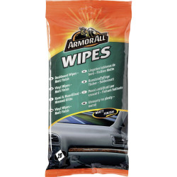 ArmorAll 35020L Plastic Care Tissues Semi-gloss 20pieces Cleans &amp; Protects