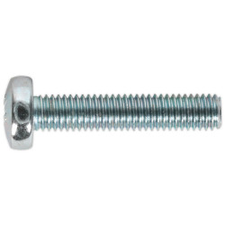 Sealey MSP525 Machine Screw M5 x 25mm Pan Head Pozi Zinc DIN 7985z Pack of 50
