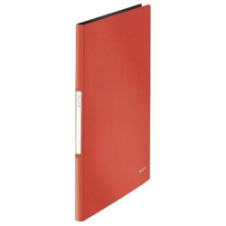 Leitz 4564-10-20 pocket folder 20 sleeves red plastic