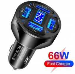 LAD.SAM. 4 USB 3,1A ROZDZIELACZ 66W LED