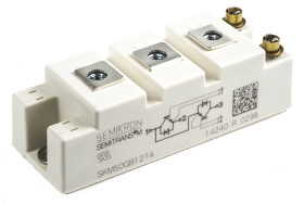 Moduł IGBT Ic 81 A Uce 1200 V SEMITRANS2 Szereg kanał: N