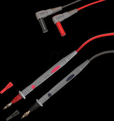 TKS-4 Test cable set with 4 mm spring contact probe