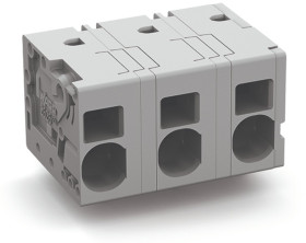 Złącze PCB 3 -pinowe raster 12.5mm 2 -rzędowe Montaż przewlekany Męski WAGO