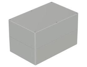 ABS enclosure, (L x W x H) 250 x 160 x 150 mm, light gray (RAL 7035), IP66, 03250000
