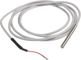 Czujnik PT1000 typ PT 1000, -20C do +100C 50mm kabel 1.5m, Stal nierdzewna