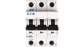 Wyłącznik Nadprądowy 3P B 20A 15Ka Ac Faz B20/3 278848