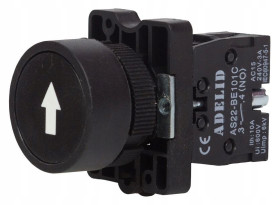 Przycisk sterowniczy AS22 FI22 czarny strzałka CB-8872
