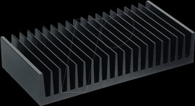 SK 47/100/SA Heat sink, 100 mm, aluminium, 0.7 K/W