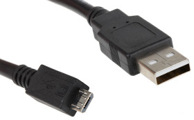 Kabel USB Złącze A USB A Złącze B Micro USB typu B dł. 1.8m Przewód USB USB 2.0 kolor: Czarny