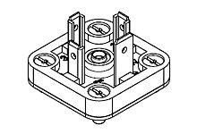 Złącze zaworowe DIN 43650 250 V TE Connectivity