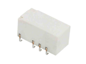 Przekaźnik sygnału, 12V dc, 1 A, DPDT, 2-polowy, montaż SMD, Omron HFD23