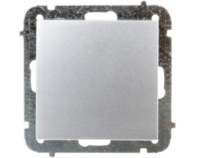 Sentia Łącznik jednobiegunowy 10A srebrny połysk 1410-56