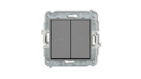 Mini Mechanizm Łącznika Żaluzjowego Z Podtrzymaniem Szary Mat 27Mwp-88