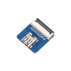 Adapter micro HDMI prosty (B) - Waveshare 15101