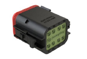 Złącze kabla 8-pinowe Amphenol Industrial 2-rzędowe Żeński 13A AT Połączenie zagniatane Złącze samochodowe