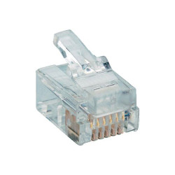 Lumberg P 128 Modular Plug 6p6c RJ12 Plug Piercing Transparent