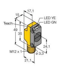 Czujnik dyfuzyjny Turck QS18EP6WQ8 3071997 1 szt.