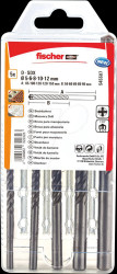 545507 D-SDX masonry drill bit set, 5 - 12 mm, set of 5