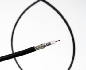 Kabel koncentryczny złącze A BNC złacze B BNC długość 100m typ kabla RG6/U Niezakończony