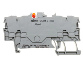 Złączka 4-przewodowa 2,5mm2 z LED czerwona TOPJOBS 2002-1421/1000-413