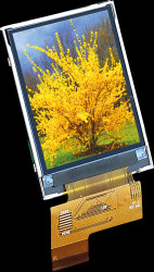 EA TFT020-23AINN TFT display 2.0", 40x30mm, 240x320 dot, full color