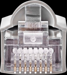 CCGB89350GY Strain Relief Boot, For RJ45 Network Connectors - 10 pieces