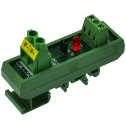Slim DIN Rail Mount AC/DC +/-20Amp Current Sensor Module, based on ACS712.