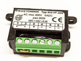 B5-1P/400 układ prostujący jednopołówkowy 5A / 400V