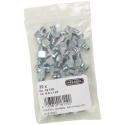 Pressol 16 110 Tapered Lubricating Nipple M8 x 1.25 VZ 25 pcs H2-45&#xB0;