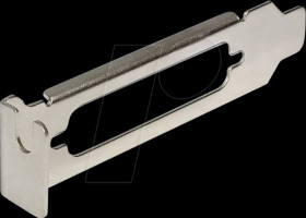 89230 Low Profile Slot Bracket with D-Sub 25 opening