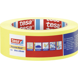 tesa 04334-00003-00 Precision Masking Tape 50 m x 38 mm Yellow
