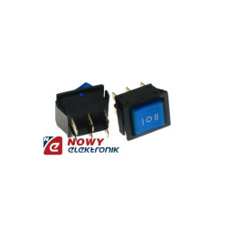 Przełącznik 3poz.nieb.podśw.12V duży ON-OFF-ON kołyskowy