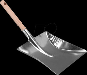 455510 Dustpan, galvanised silver